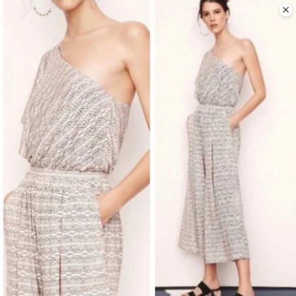 Anthropologie Maeve One Shoulder Jamie Jumper Romber Large X-Large - Picture 7 of 11